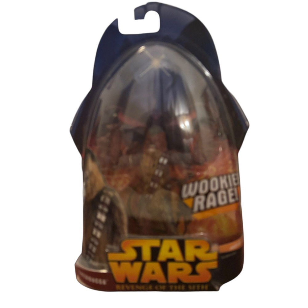 Star Wars‎ Revenge of the Sith Wookiee Rage Chewbacca Action Figure 2005 New